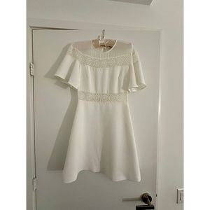 White lace dress by Sandro